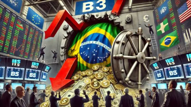 Estresse Fiscal e Cenário Externo: Riscos de Fuga de Investidores Estrangeiros da Bolsa em 2025